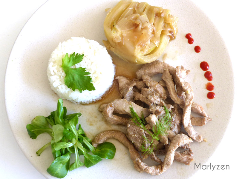 Sauté de porc au gingembre | Marlyzen, cuisine revisitée