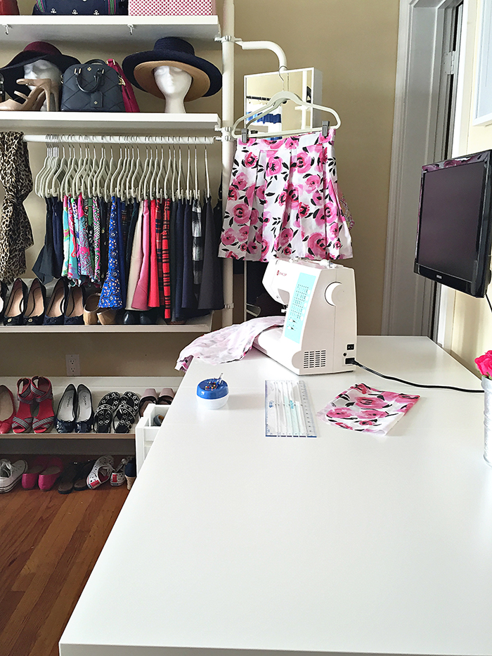 History In High Heels IKEA Sewing Table