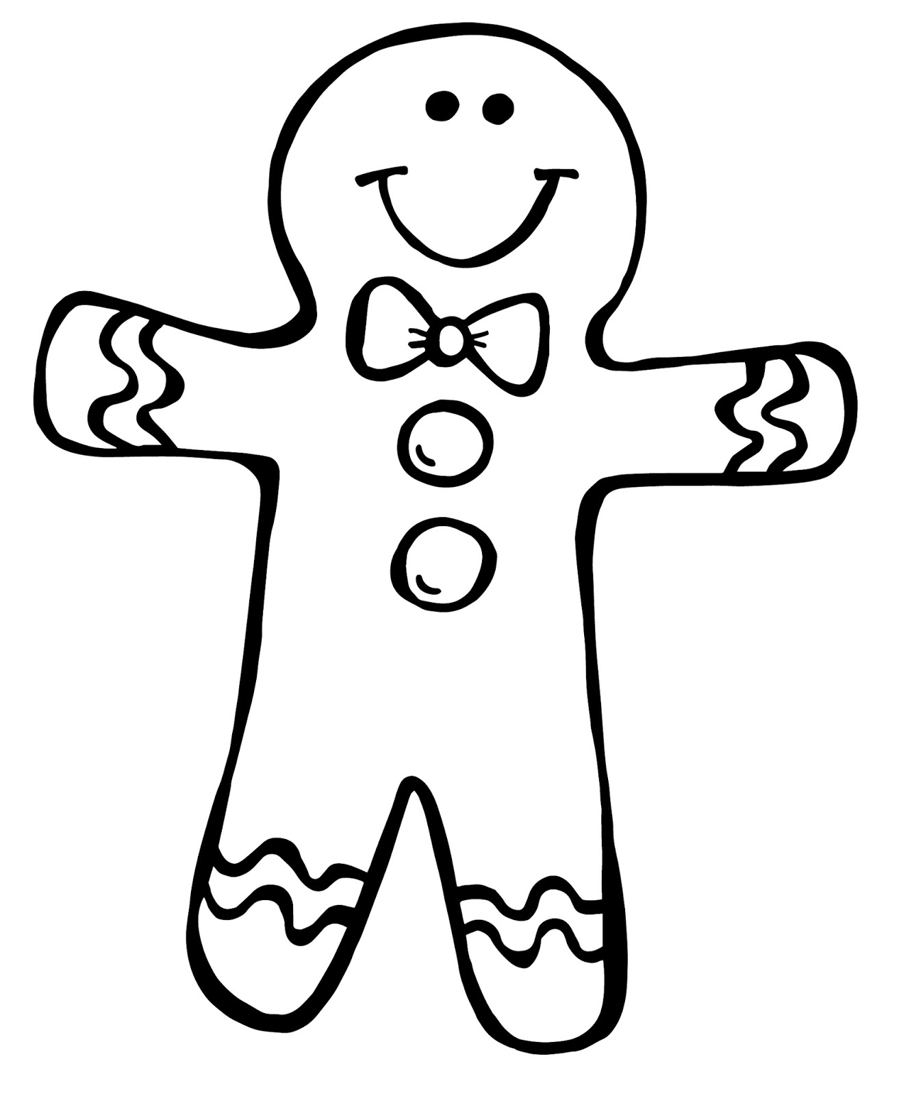 free printable gingerbread man clipart - photo #33