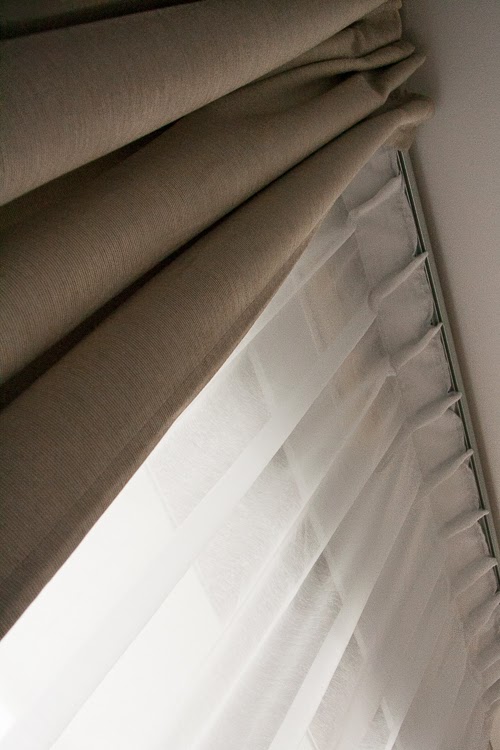 rideau phonique sur rail