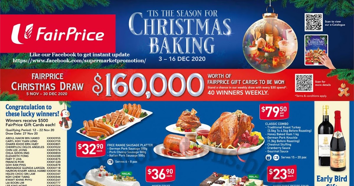 NTUC FairPrice Christmas Promotion 03 16 December 2020 Supermarket