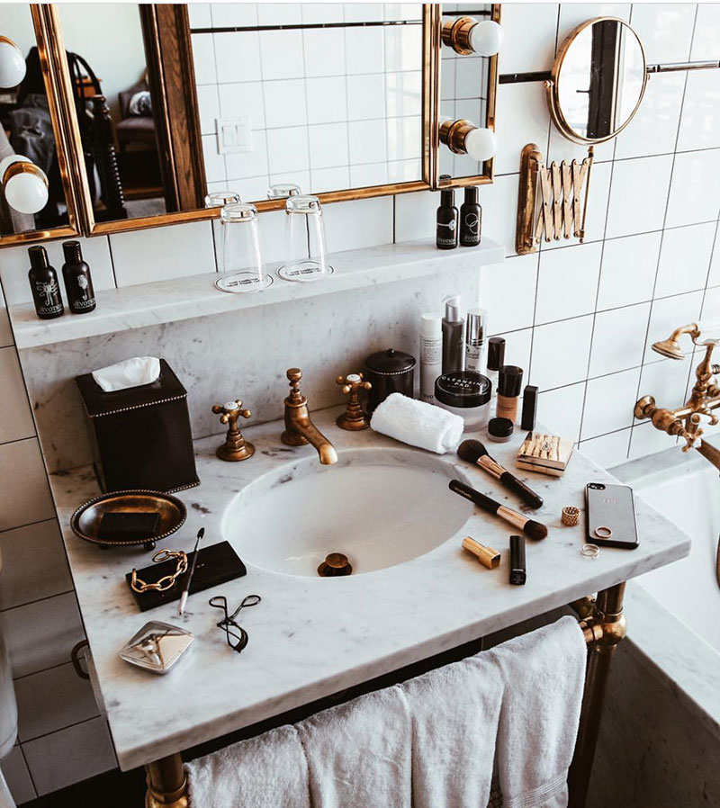 Décor Inspiration: Industrial-Inspired Powder Rooms