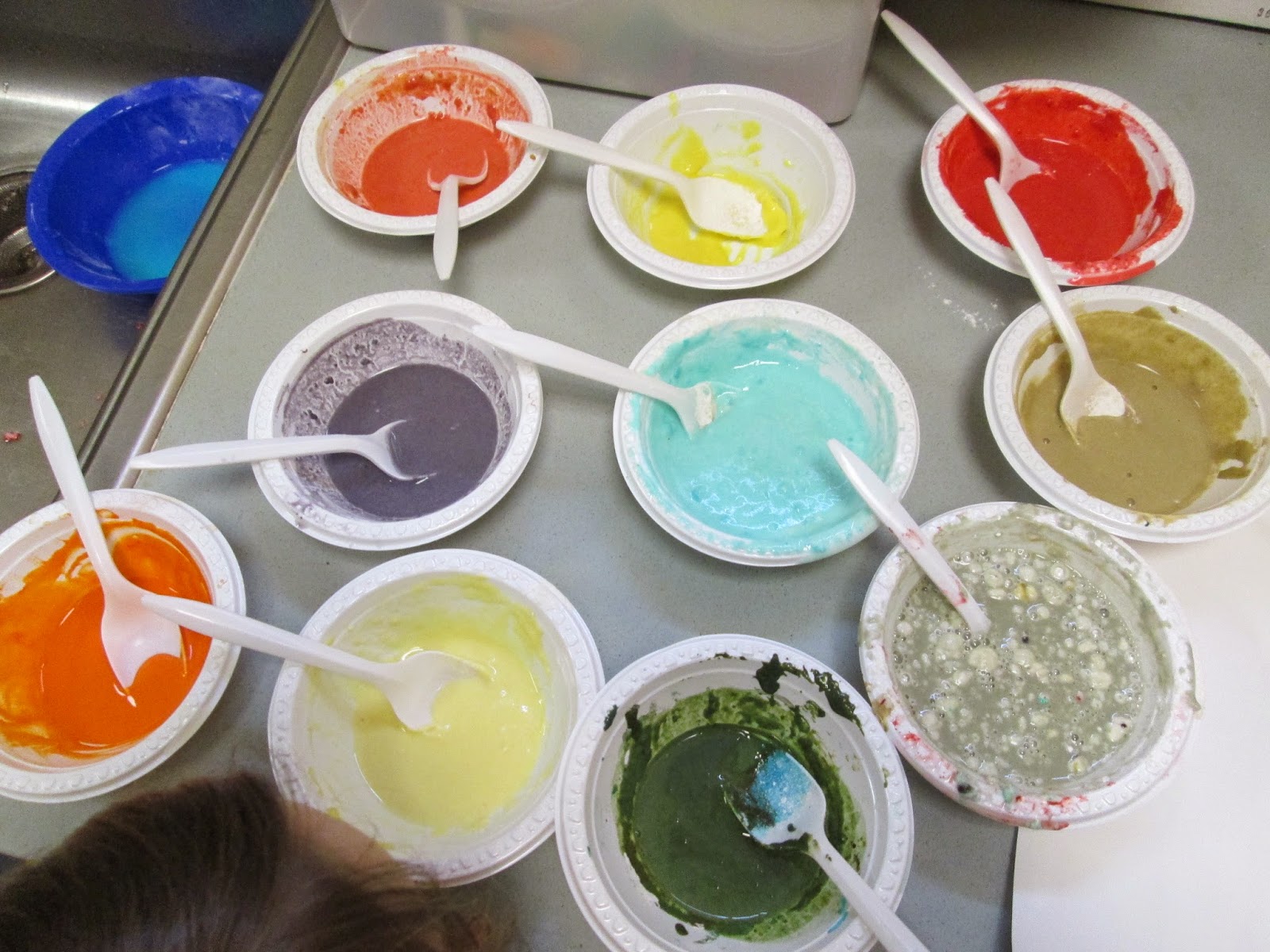 Sticky Paints, Small Hands Koolaid Painting