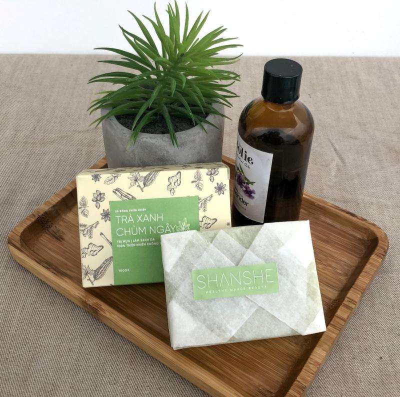 Xà Bông trà xanh chùm ngây 100g