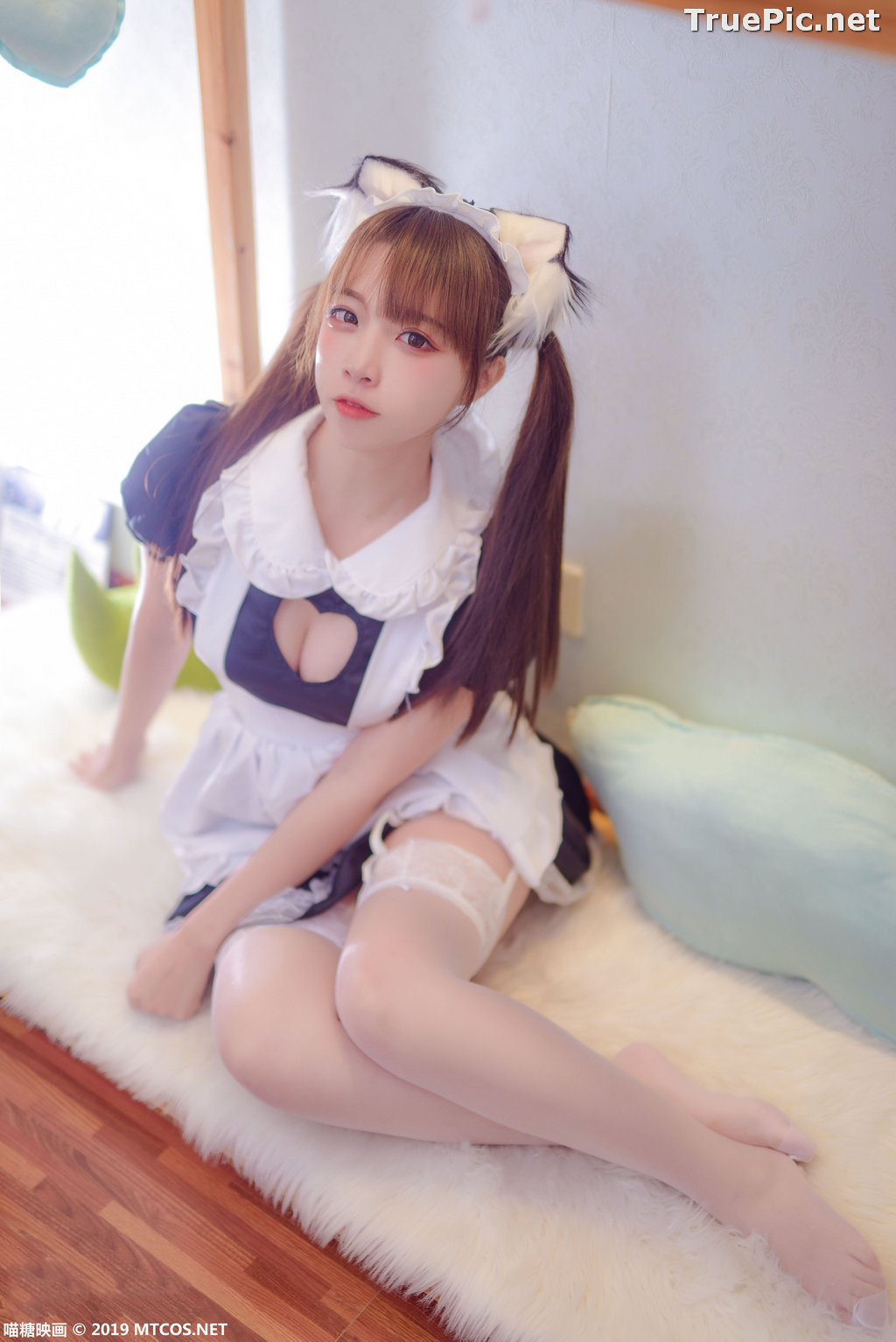 Image [MTCos] 喵糖映画 Vol.049 - Chinese Cute Model - Lovely Maid Cat - TruePic.net - Picture-1