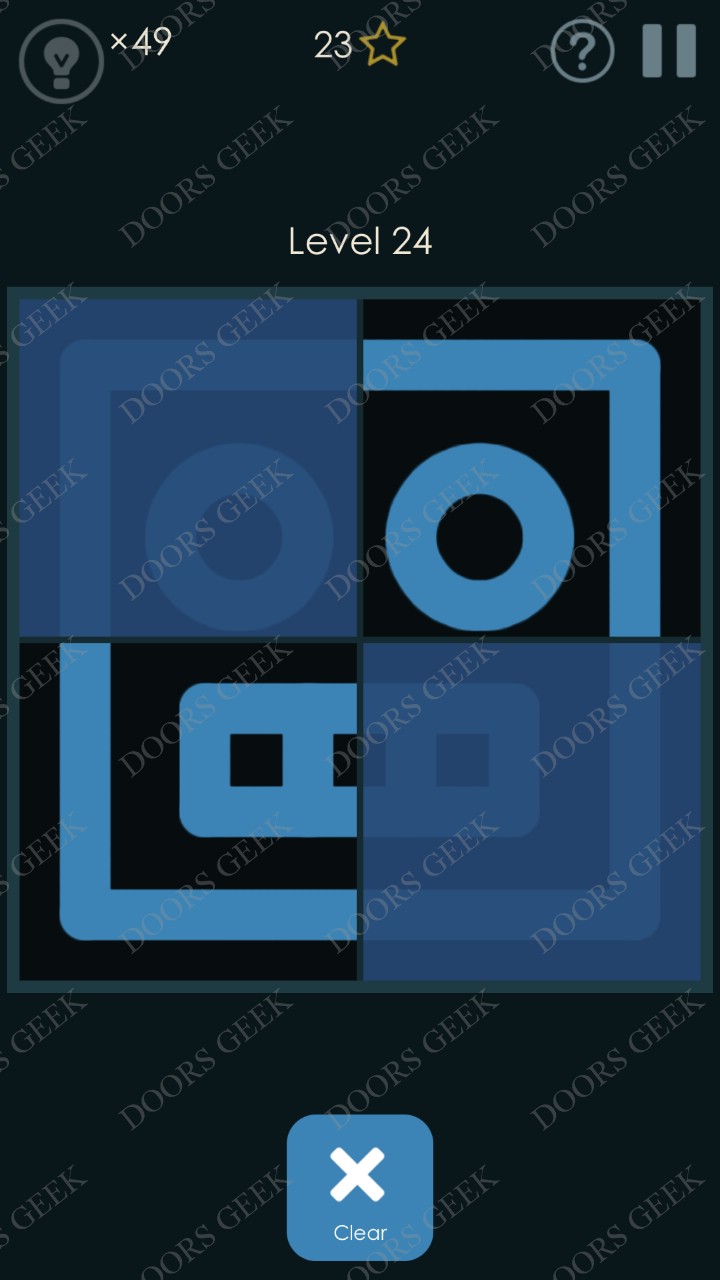 Symmetry Drawing Puzzles Level 24 Doors Geek