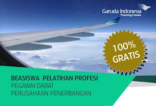 Beasiswa Pelatihan Profesi oleh Garuda Indonesia 2016 – 2017 Beasiswa Dalam Negeri