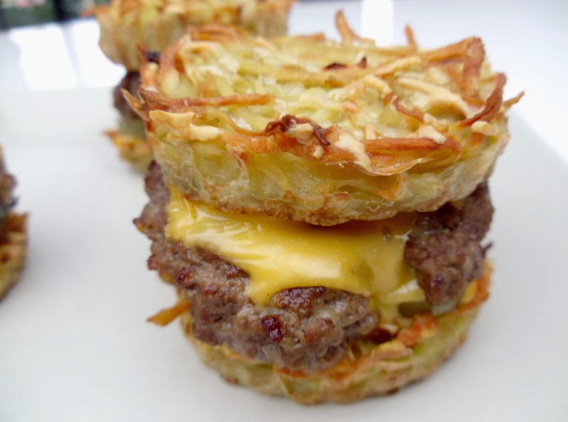 Gourmande ou passionnée... Burger de galettes de pomme de