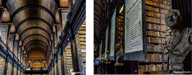 Long Room da Old Library do Trinity College, em Dublin
