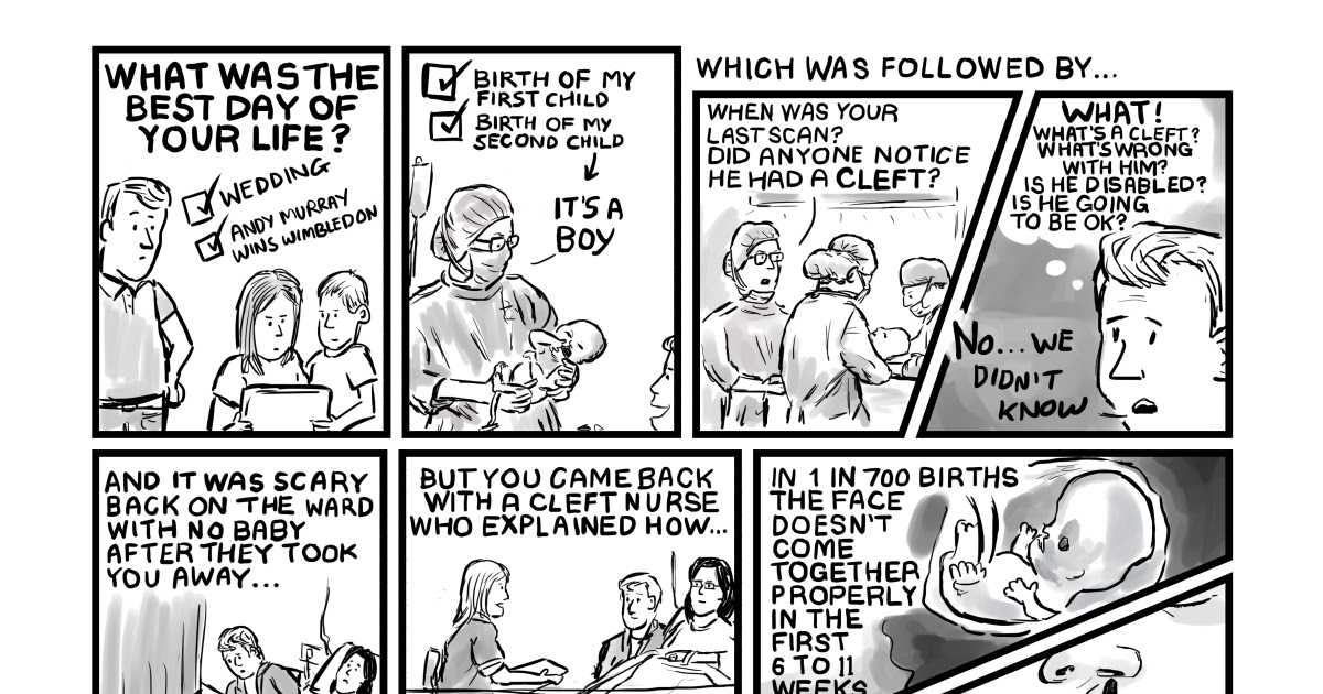 Cartoons I Drew Cleft Awareness Week