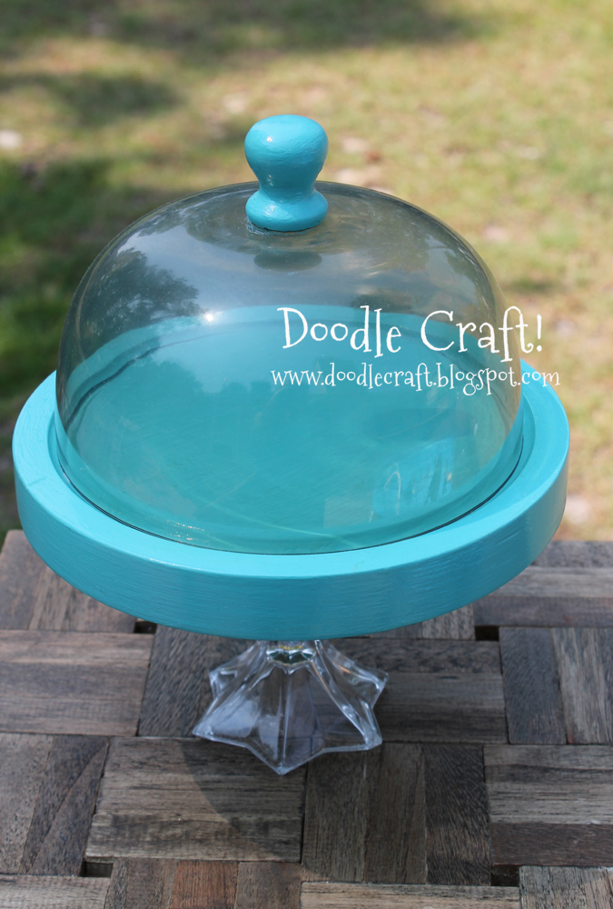 Upcycled Pickle Jar And Cake Stand Updo