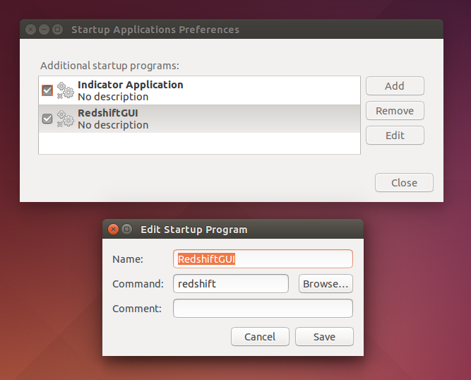 Dim Screen Brightness in Ubuntu with RedshiftGUI