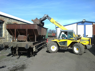 Vic shovelling ballast