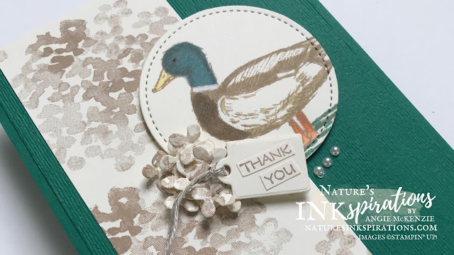 By Angie McKenzie for Crafty Collaborations Crafty Challenge Blog Hop; Click READ or VISIT to go to my blog for details! Featuring the retiring Field Journal and Beautiful Friendship Stamp Sets from the 2020-21 Annual Catalog along with the Hydrangea Dies from the January-June 2021 Mini Catalog by Stampin' Up!; #sketchchallenge #fieldjournalstampset #beautifulfriendshipstampset #stitchedshapesdies #hydrangeadies #thankyoucards #floralcards #mallardduck #coloringwithblends #hydrangeacluster #cardtechniques #craftychallengebloghop #stampinup #naturesinkspirations #makingotherssmileonecreationatatime