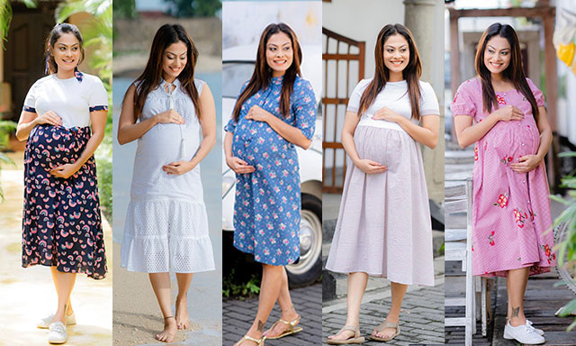 Stylish Pregnant Frocks for Baby Shower | Maternity Dresses