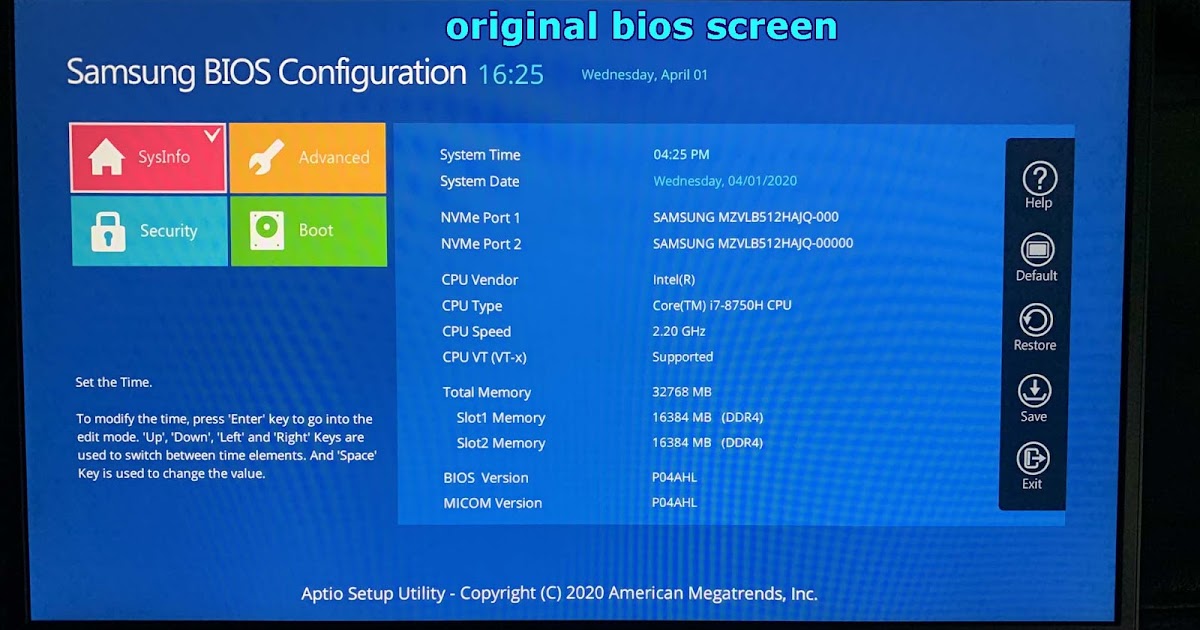 Menu unlocked screenshots of NP850XBCX01