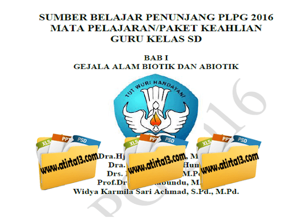 Materi Sumber Berguru Penunjang Plpg 2016 Guru Kelas Sd Mapel Ipa