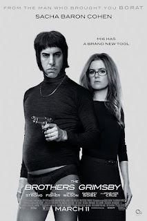 The Brothers Grimsby Sacha Baron Cohen and Isla Fisher Poster