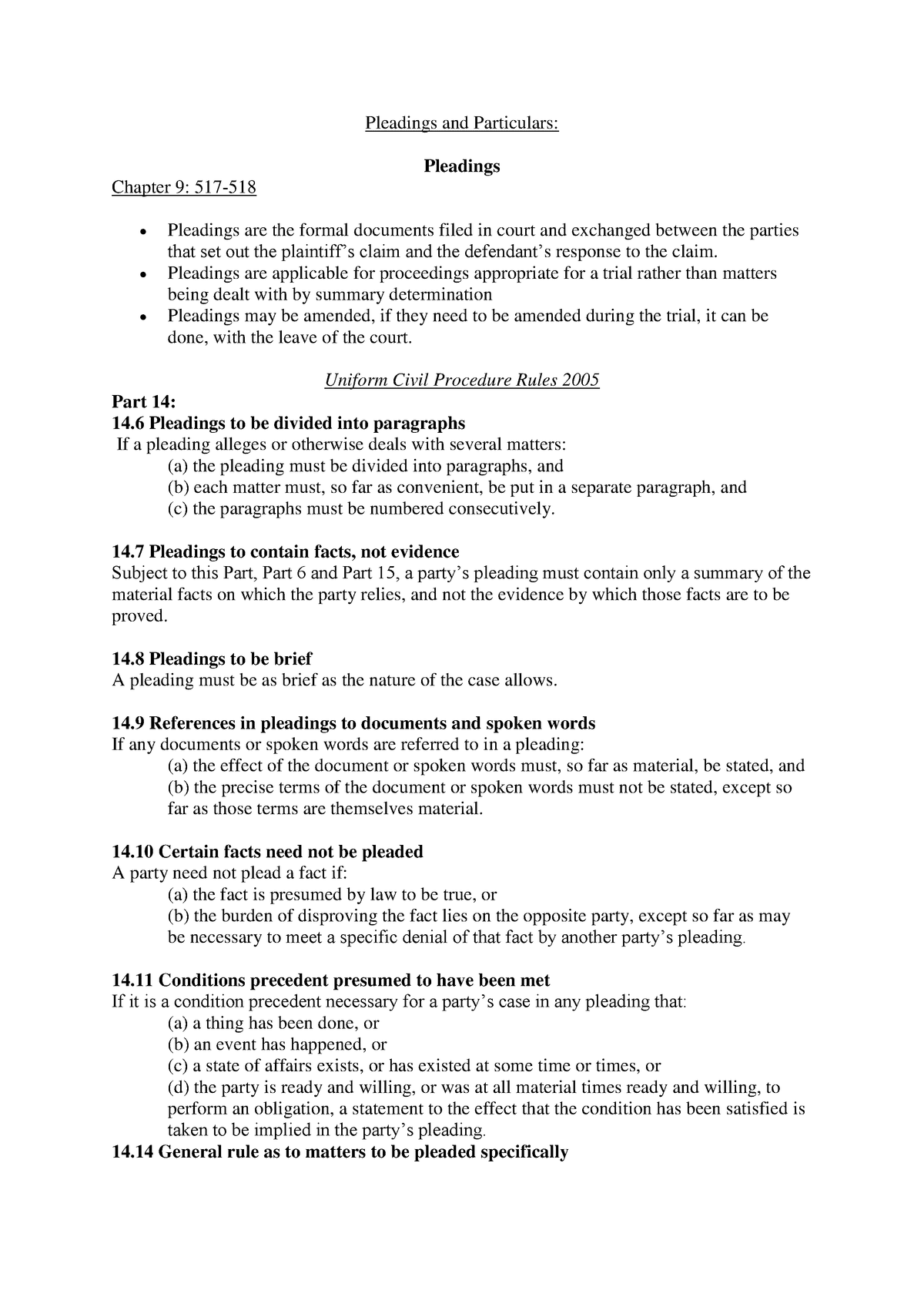 What Is A Pleading In Law Medical Resume