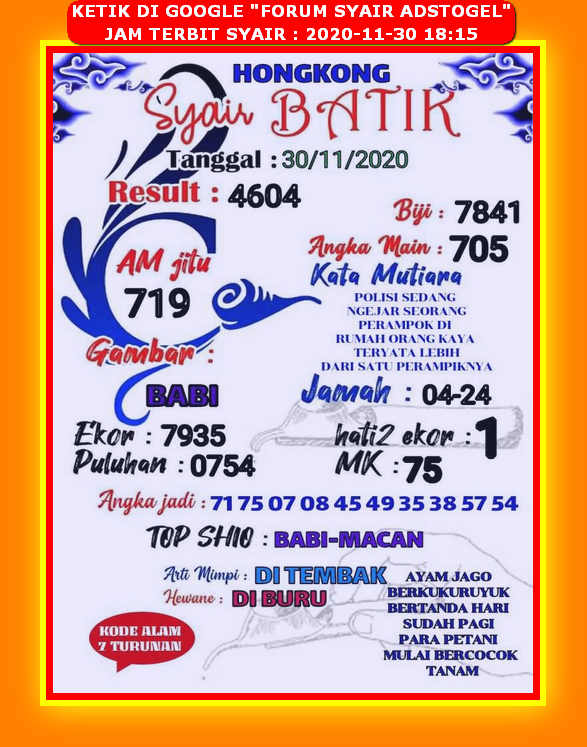 17 Forum syair batik hk kodal ritual kakek tua kode syair jawa hk hongkongpools