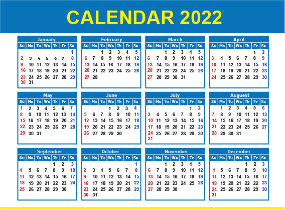 Free Download Calendar 2022 Easy for Edit File .Ai - PROEMLGRAPHIC Blogger