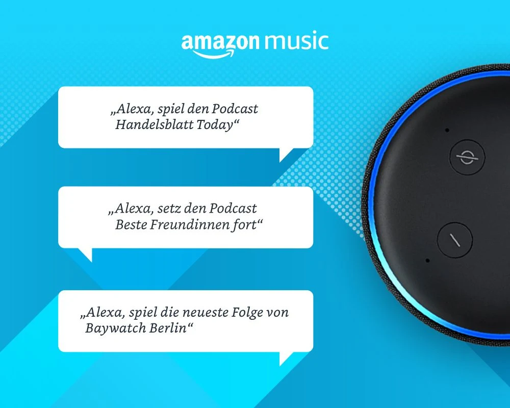 Amazon Music startet Podcasts für alle Kunden in Deutschland, USA, UK und Japan | Mein Webtipp