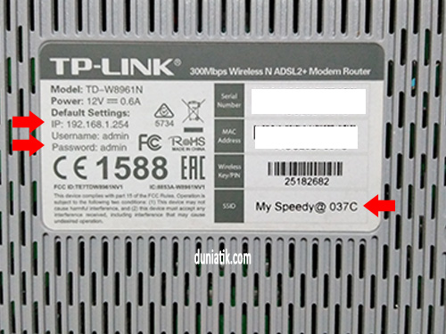 tutorial cara mengubah modem menjadi akses poin tp Cara Setting Modem Speedy TP-Link TD-W8961N Menjadi AP