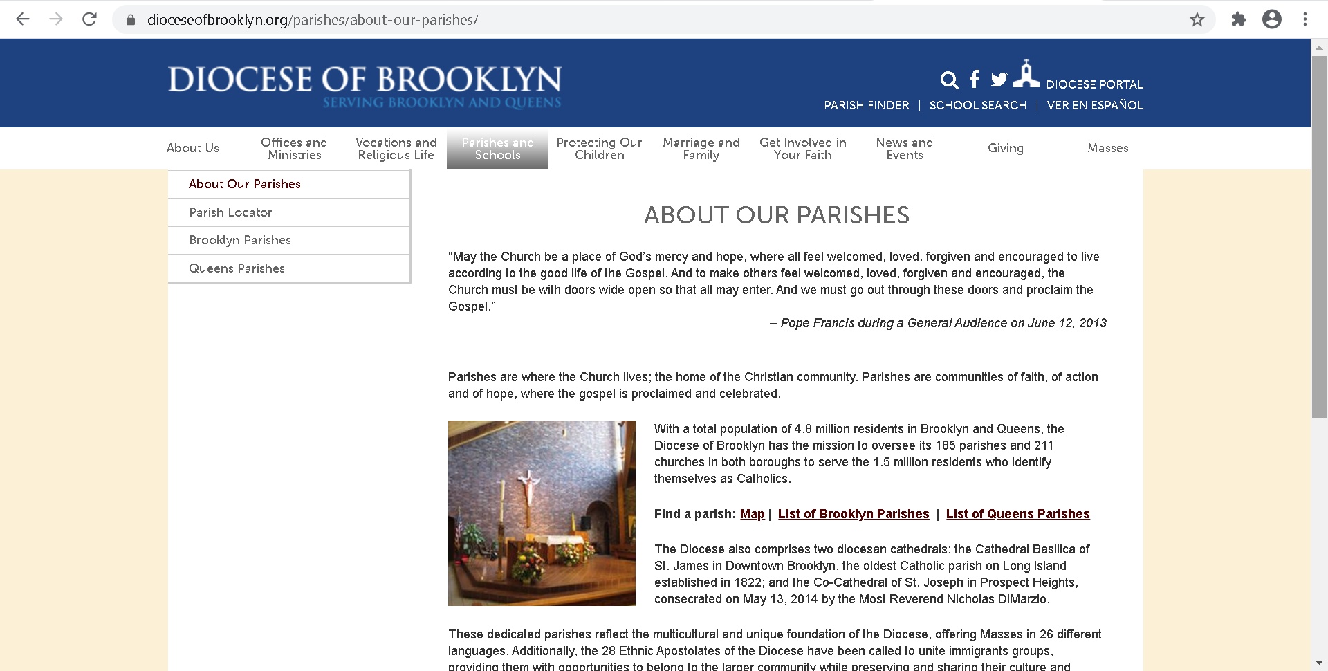 Catholic Diocese of Brooklyn 2023