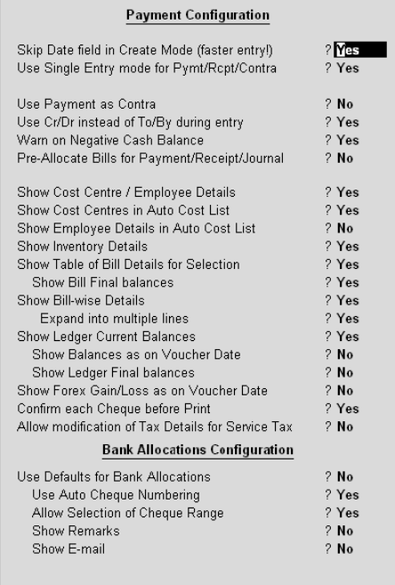 payment voucher entry in tally