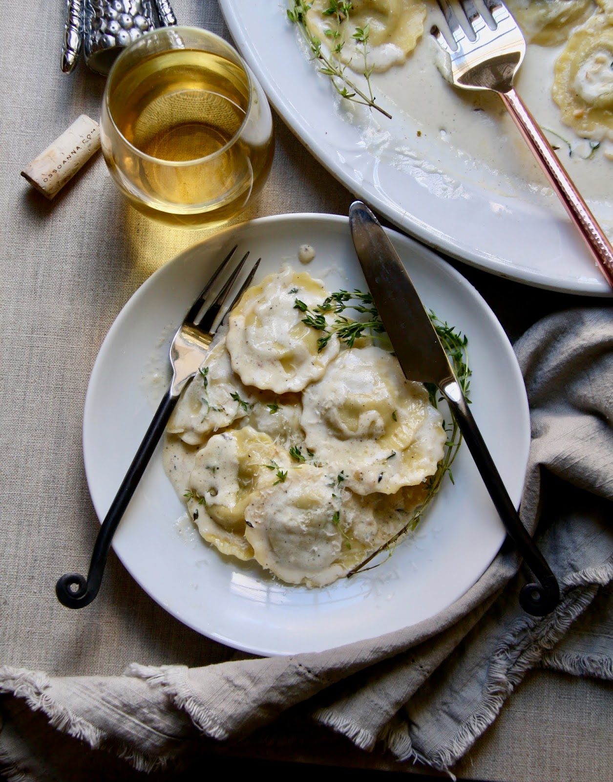 salted sugared spiced™ Mushroom Ravioli Al Forno
