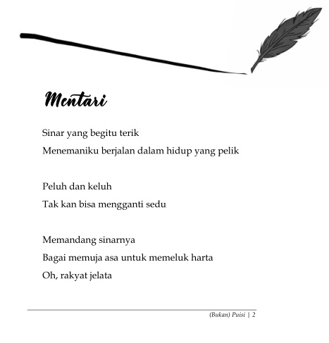 Review Buku Bukan Puisi Moms Institute