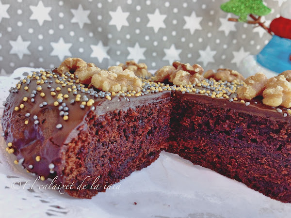 Bizcocho de chocolate en sartén paso a paso