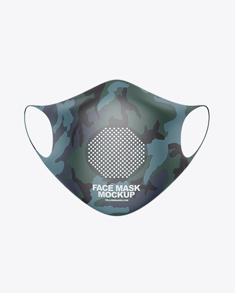 Download Free Face Mask Mockup PSD Mockup Template