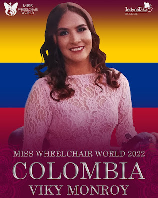 Viky Dayanna Monroy Hernandez finalista de Colombia en Miss Wheelchair World 2022