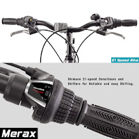 Merax Falcon Mountain Bike handlebars & shifters, image