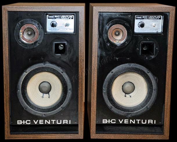 vintage bic venturi speakers
