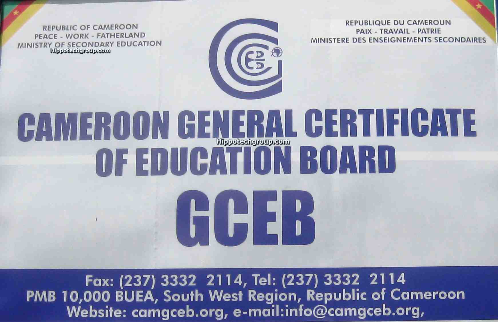 All Cameroon Technical GCE ITC Level Past Questions and Answers