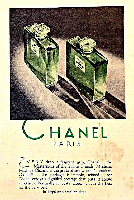 1937 Chanel Perfume Ad ~ Gardenia de Chanel, Vintage Health