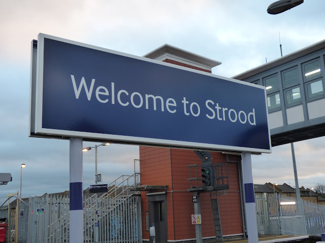 Strood railway station, near Rochester, Kent