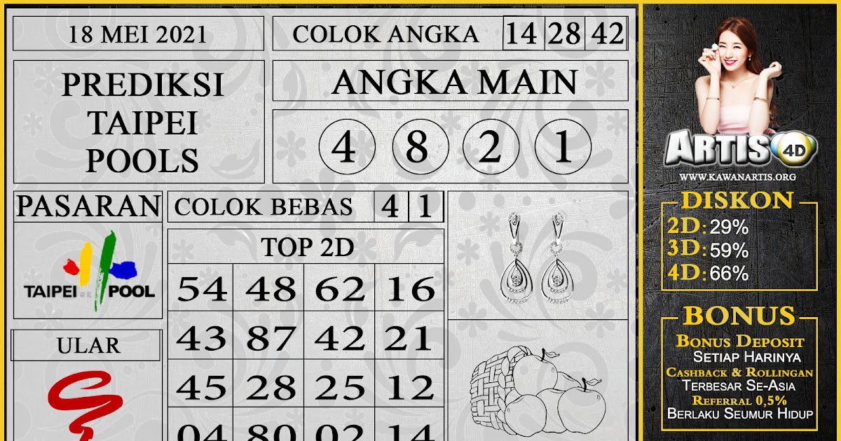 PREDIKSI TAIPEI POOLS 18 MEI 2021 Bocoran Togel paling Jitu