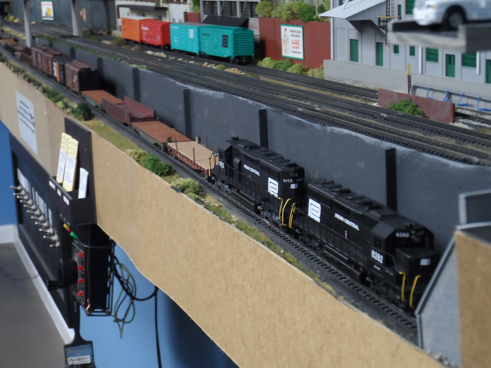 New York Central Train Layout Car Cards & Waybills on the N.Y.C.T.L