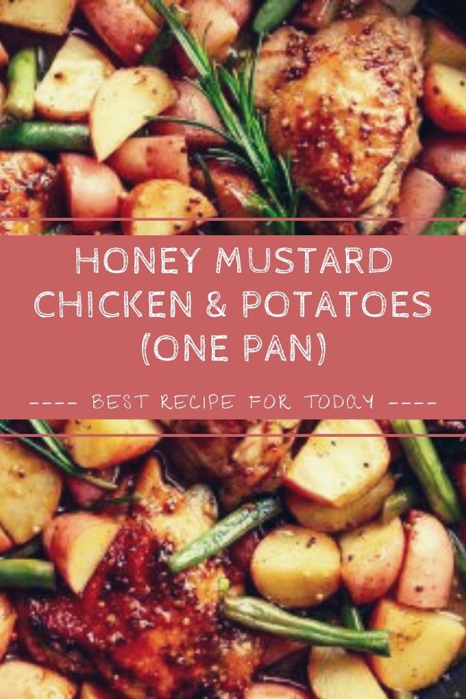 Honey Mustard Chicken & Potatoes (ONE PAN)