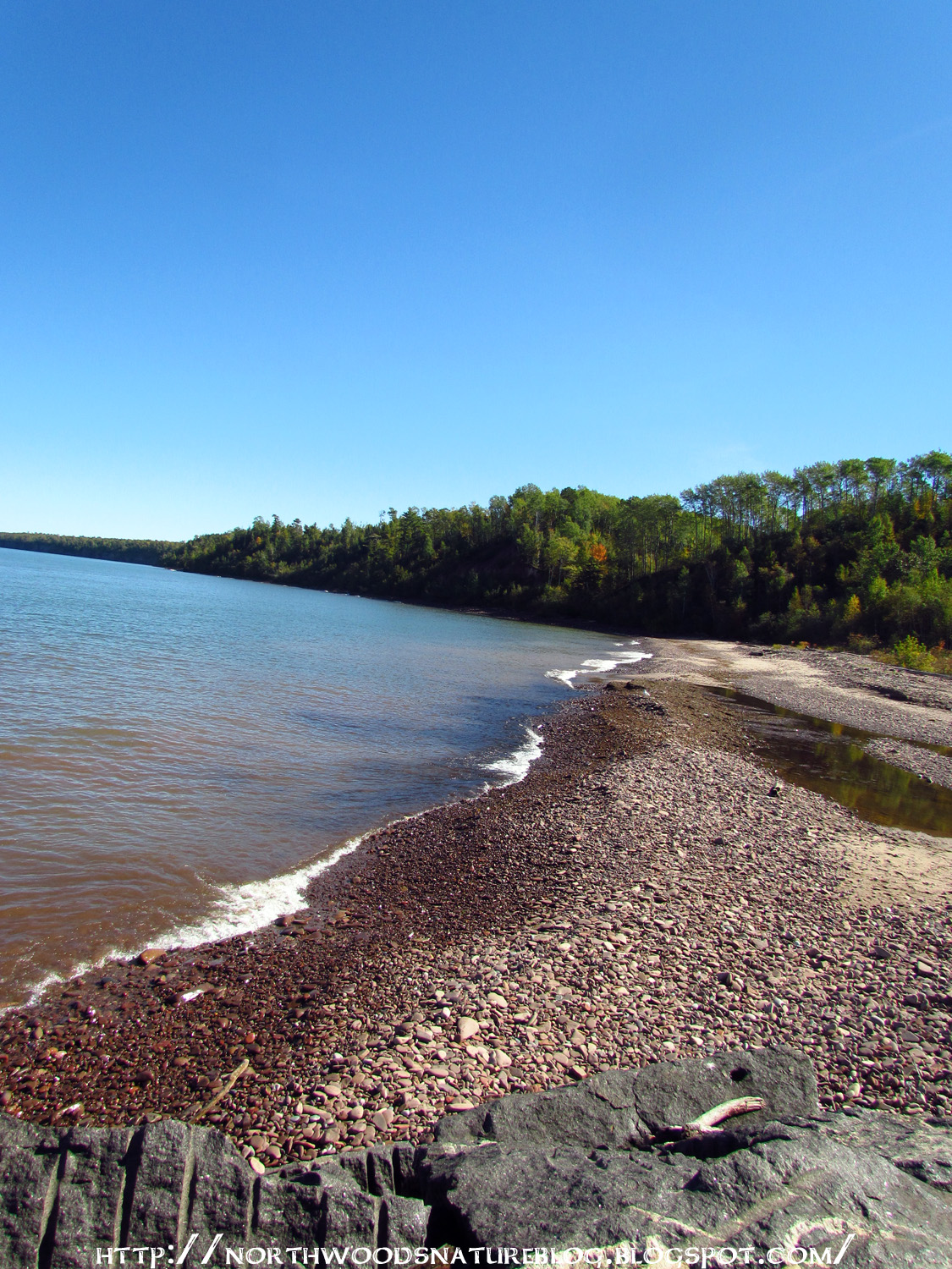 Northwoods Nature Blog Saxon Harbor in the fall