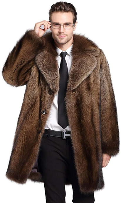 Cool Faux Fur Coats Jackets For Men