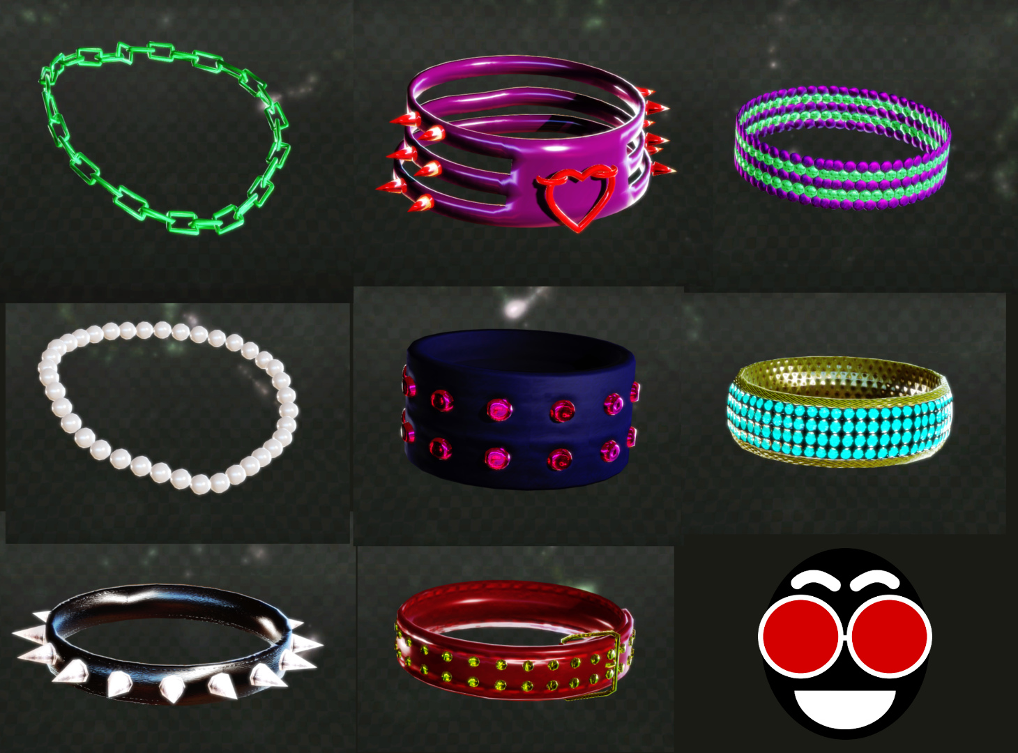 [HSmod]choker/necklace set