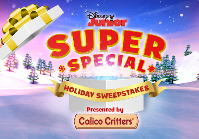 DISNEY JUNIOR HOLIDAY TEXT TO WIN SWEEPSTAKES Enter the Disney Junior Sharing Is Caring Holiday Sweepstakes and you could win a Calico Critters Prize Pack worth more than $1000 or other prizes!