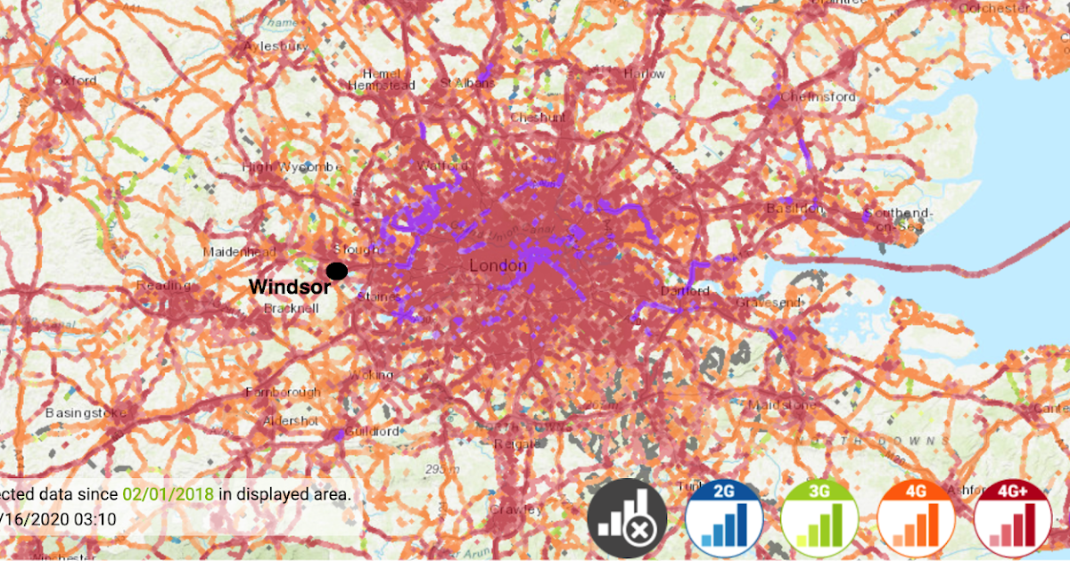 Покрытие сети 5g