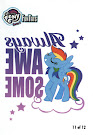 My Little Pony Tattoo Card 11 Series 4 Trading Card