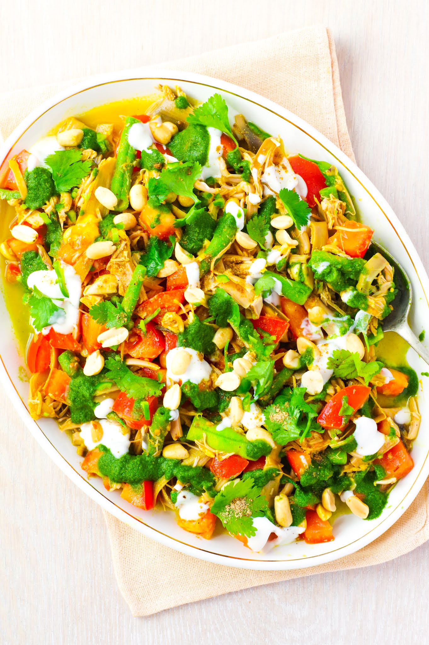 Spiced Banana Blossom Salad Euphoric Vegan