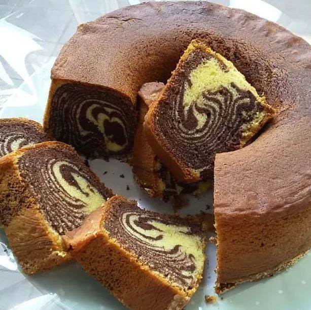 Resep Kue Marmer Buttercake